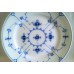 ROYAL COPENHAGEN MUSSELMALET BLUE FLUTED PLAIN LACE 24cm HOTEL QUALITY DINNER PLATE